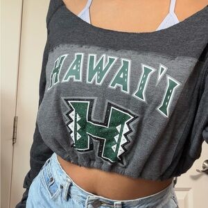 Gray Hawaii Graphic Women's sweatshirt